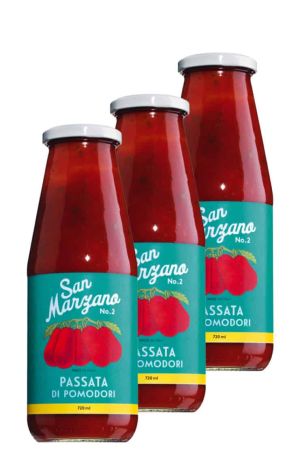 Passierte San Marzano Tomaten - 3er Vorteilspaket