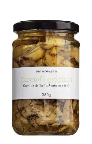 Gegrillte Artischockenherzen